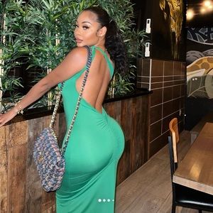 Maxi backless. Makes the booty pop